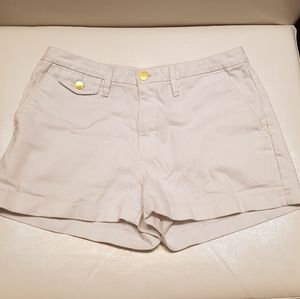 [3 for $45] Uniqlo Denim White High Waisted Shorts